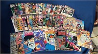 Lot of 50 comic books- super man, dragon lance,