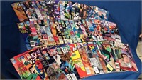 Lot of 50 comic books-justice league, Star Trek,