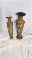 Metal Art vases