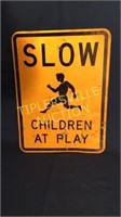 24"x 18" children at play sign