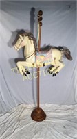 Carousel horse plastic  67"tall