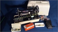 Sewing machine with accessories