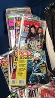 Collection of metal rock magazines