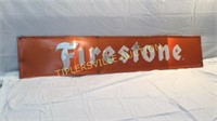 Firestone Metal Sign 72x13.5