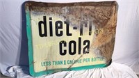 Diet rite cola metal sign 60x48h