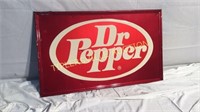 Dr. Pepper metal sign 35w x 21 1/4"h