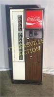 Coke machine Cavalier 29"w 69"xh23"d complete