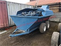 WM T/A Nut Hopper Conveyor Cart w/ augers