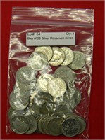 Bag of 50 Silver Roosevelt dimes