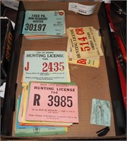 Vtg 1949-80's Ohio & Pa Annual Hunting Licenses