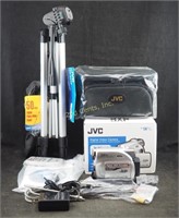 Jvc Grd371 Video Camera System W Tripod & More