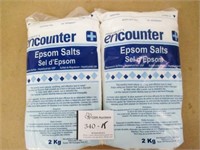 2 Bags Epsom Salts - 2 KG Per Bag