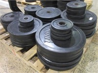 HD Rubberized Free Weights 1120 LBS.