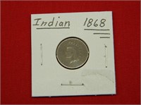 1868 Indian cent