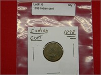 1898 Indian cent