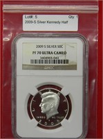2009-S Silver Kennedy Half