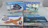6pc Revell Aircraft Models Unbuilt or Sealed