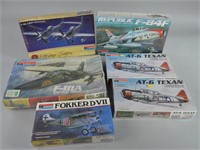 6pc Monogram Aircraft Models Sealed in Box