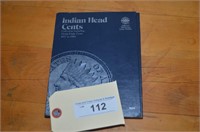 PARTIAL BOOK INDIAN HEAD CENTS