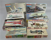 8pc Monogram Aircraft Models Unbuilt in Box