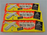 3pc Vtg Razzle Dazzle Plane Kits NIB by Enterprise