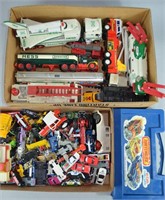 Diecast & Vehicle Toy Lot w/ Hess Trucks +