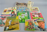 Mixed Sports Collectibles w/ 1960's Jets Stein