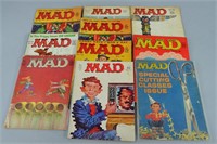 10pc 1950-60's MAD Magazine Lot