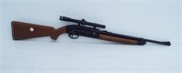 Crosman 2100 Classic pump BB gun with scope.
