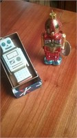 2 Collectors Robot Christmas Tree Decorations