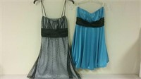 2 Girl's Party Dresses Size 10 & Lg