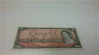 1954 Canada Two Dollar Bank Note