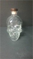 Skull Bottle - approx  8" Tall