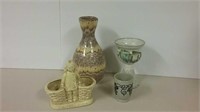 4 Various Pieces Of Pottery