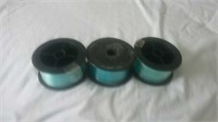 Three Spools Of 20lbs Test Fishing Line 225 yards