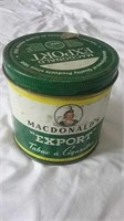 MacDonald's Export Vintage Tobacco Tin