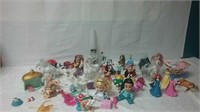 Large Lot Of Various Disney Figurines