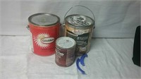 Lot Of Deck Stain & Paint Used