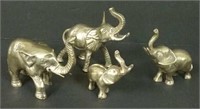 Adorable Herd Of Brass Elephants To Bring You