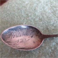 Christmas 1911 Commemorative Sterling  Spoon