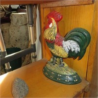 Cast Iron Rooster Doorstop