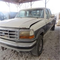 97 Ford 3/4 T PU 4WD set up for plow no title runs