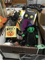 box of halloween items