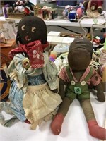 vintage black handmade babies