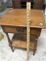wooden night stand w/ drawer