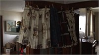 Five vintage skirts