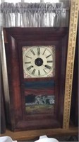 Early Veneer Mantle Clock