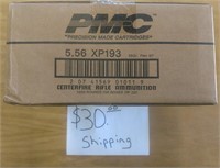 PMC 5.56 Case of 1,000 Rounds 55grn FMJ BT