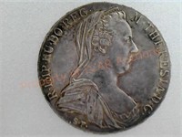 Austrian Maria Theresa Thaler Coin
