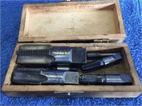 Pipe Taps in Wooden Box